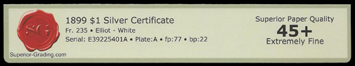 Superior Grading Holder Label